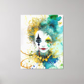 Impression de toile clown (Recto)