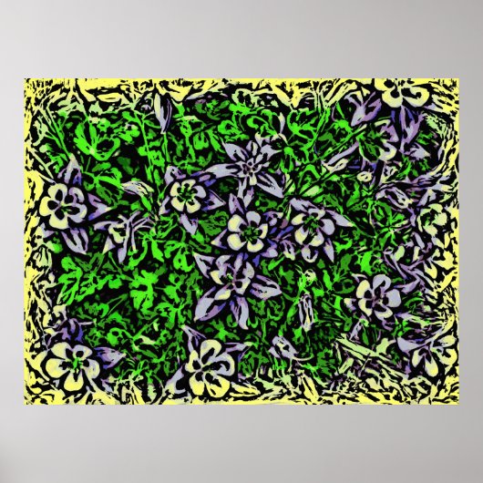 Impression de toile colorée du Colorado (Devant)