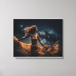 Impression de toile Cosmic Godess