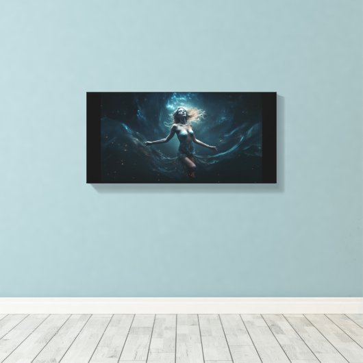 Impression de toile Cosmic Godess (Insitu (Plancher de Bois))