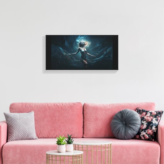 Impression de toile Cosmic Godess (Insitu(Salon))