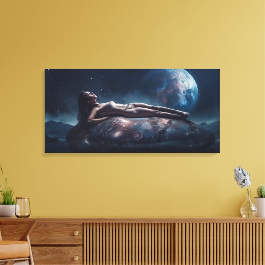 Impression de toile Cosmic Godess (Insitu(Salon))