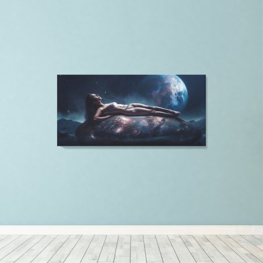 Impression de toile Cosmic Godess (Insitu (Plancher de Bois))