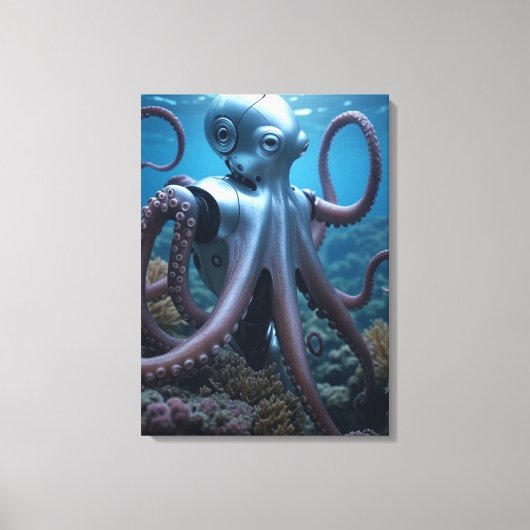 Impression de toile Cyber Octopus (Recto)