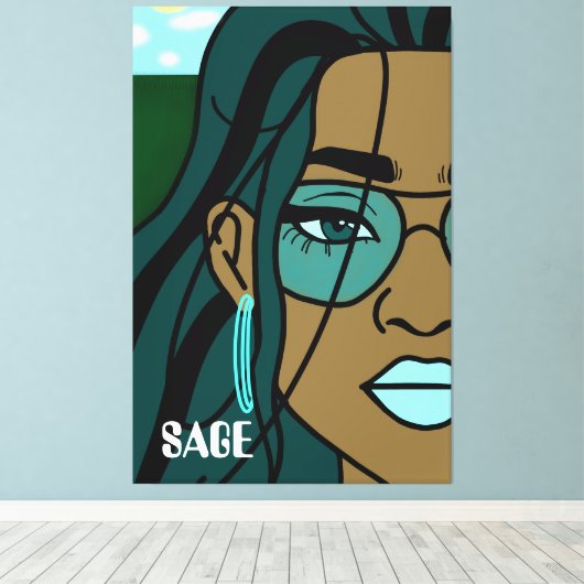 Impression de toile d'abondance (Insitu (Plancher de Bois))