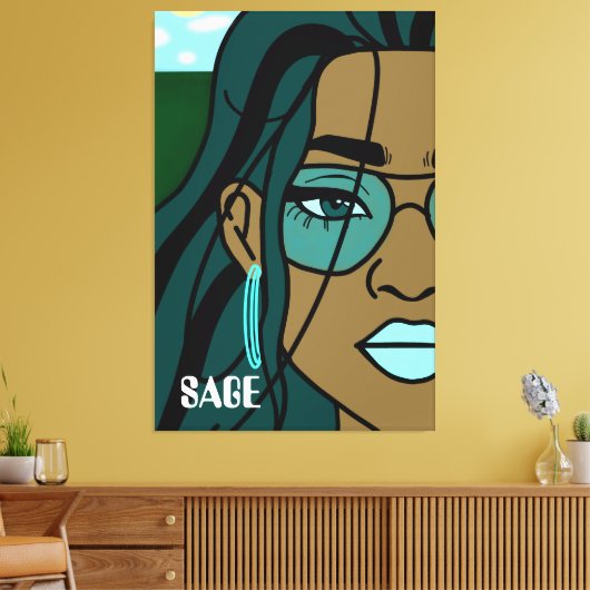 Impression de toile d'abondance (Insitu(Salon))