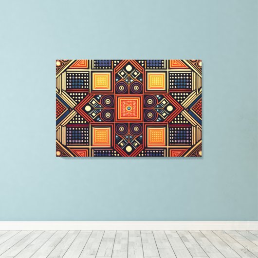 Impression de toile d'art Abstrait (Insitu (Plancher de Bois))