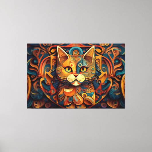 Impression de toile d'art Abstrait (Recto)