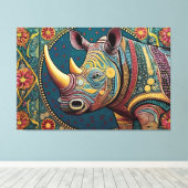 Impression de toile d'art Abstrait (Insitu (Plancher de Bois))