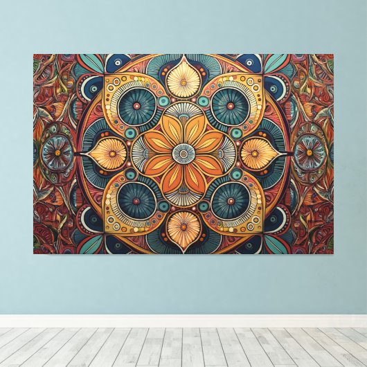 Impression de toile d'art Abstrait (Insitu (Plancher de Bois))