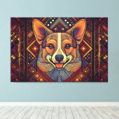 Impression de toile d'art Abstrait (Insitu (Plancher de Bois))