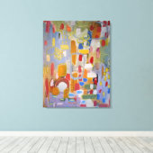 Impression de toile d'art Abstrait multicolore (Insitu (Plancher de Bois))