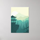 Impression de toile d'art de style japonais (Recto)