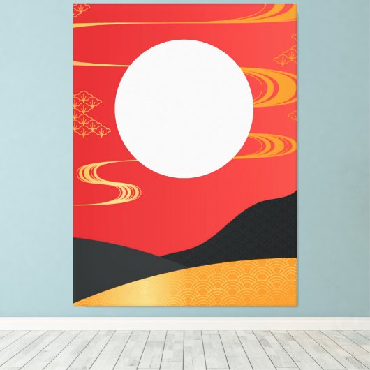 Impression de toile d'art de style japonais (Insitu (Plancher de Bois))