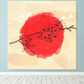 Impression de toile d'art de style japonais (Insitu (Plancher de Bois))