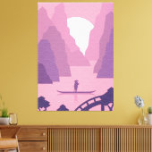 Impression de toile d'art de style japonais (Insitu(Salon))