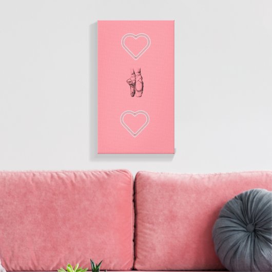 Impression de toile de ballet d'amour (Insitu(Salon))