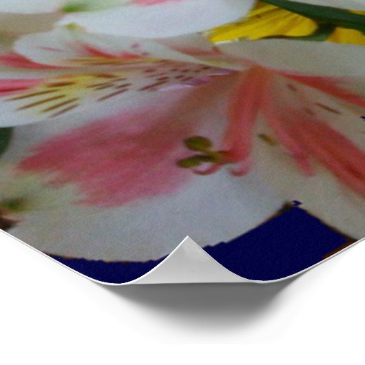 Impression de toile de bouquet de printemps (Coin)