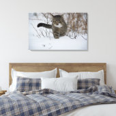 impression de toile de chat d'hiver (Insitu(Chambre))