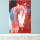 Impression de toile de cheval (Insitu (Plancher de Bois))