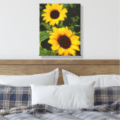 Impression de toile de design de tournesol jaune (Insitu(Chambre))