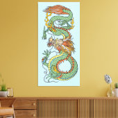 Impression de toile de dragon chinois traditionnel (Insitu(Salon))