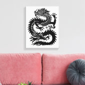 Impression de toile de dragon chinois traditionnel (Insitu(Salon))