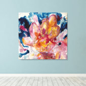 impression de toile de fleurs d'eau (Insitu (Plancher de Bois))