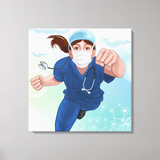 Impression de toile de la femme de vol (Recto)