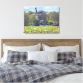 Impression de toile de moulin néerlandais et de ch (Insitu(Chambre))