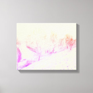 Impression de toile de neige