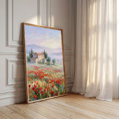 Impression de toile de paysage provençal