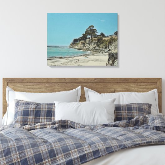 Impression de toile de plage Capitola (Insitu(Chambre))