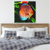 Impression de toile de poisson de l'aquarium Discu (Insitu(Chambre))