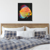 Impression de toile de poisson de l'aquarium Discu (Insitu(Chambre))