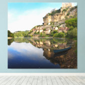 Impression de toile de rivière Beynac-et-Cazenac e (Insitu (Plancher de Bois))