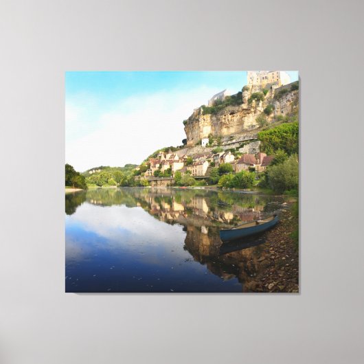 Impression de toile de rivière Beynac-et-Cazenac e (Recto)