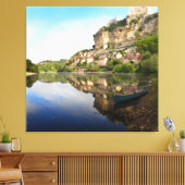 Impression de toile de rivière Beynac-et-Cazenac e (Insitu(Salon))