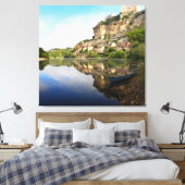 Impression de toile de rivière Beynac-et-Cazenac e (Insitu(Chambre))