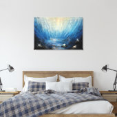 Impression de toile de sérénité sous-marine (Insitu(Chambre))