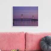 Impression de toile de soleil du pont Mackinac (Insitu(Salon))