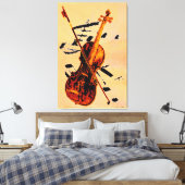 Impression de toile de violon (Insitu(Chambre))