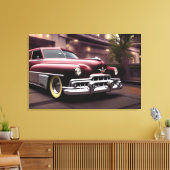 Impression de toile de voiture classique 1951 (Insitu(Salon))