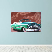 Impression de toile de voiture classique 1954 (Insitu (Plancher de Bois))