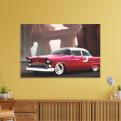 Impression de toile de voiture classique 1955 (Insitu(Salon))