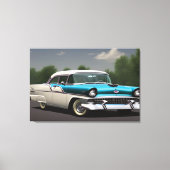 Impression de toile de voiture classique 1955 (Recto)