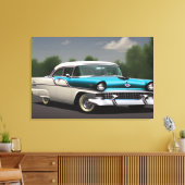 Impression de toile de voiture classique 1955 (Insitu(Salon))