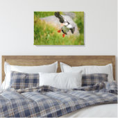 Impression de toile de vol d'oiseau Puffin de l'At (Insitu(Chambre))