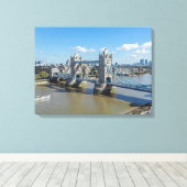 Impression de toile de vue aérienne du London Towe (Insitu (Plancher de Bois))