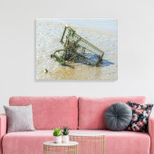 Impression de toile de vue du chariot d'achat aban (Insitu(Salon))